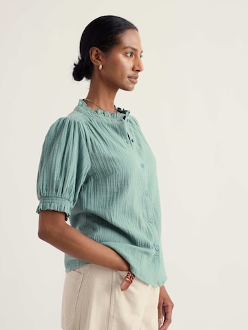 Seasalt Cornwall Blouse 'Shore Path' in Blauw