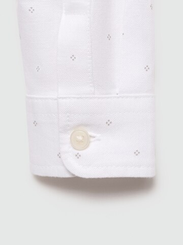 MANGO KIDS Regular fit Button Up Shirt in White