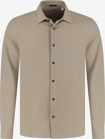 Dstrezzed Hemd 'Alvin' in Braun: Vorderseite