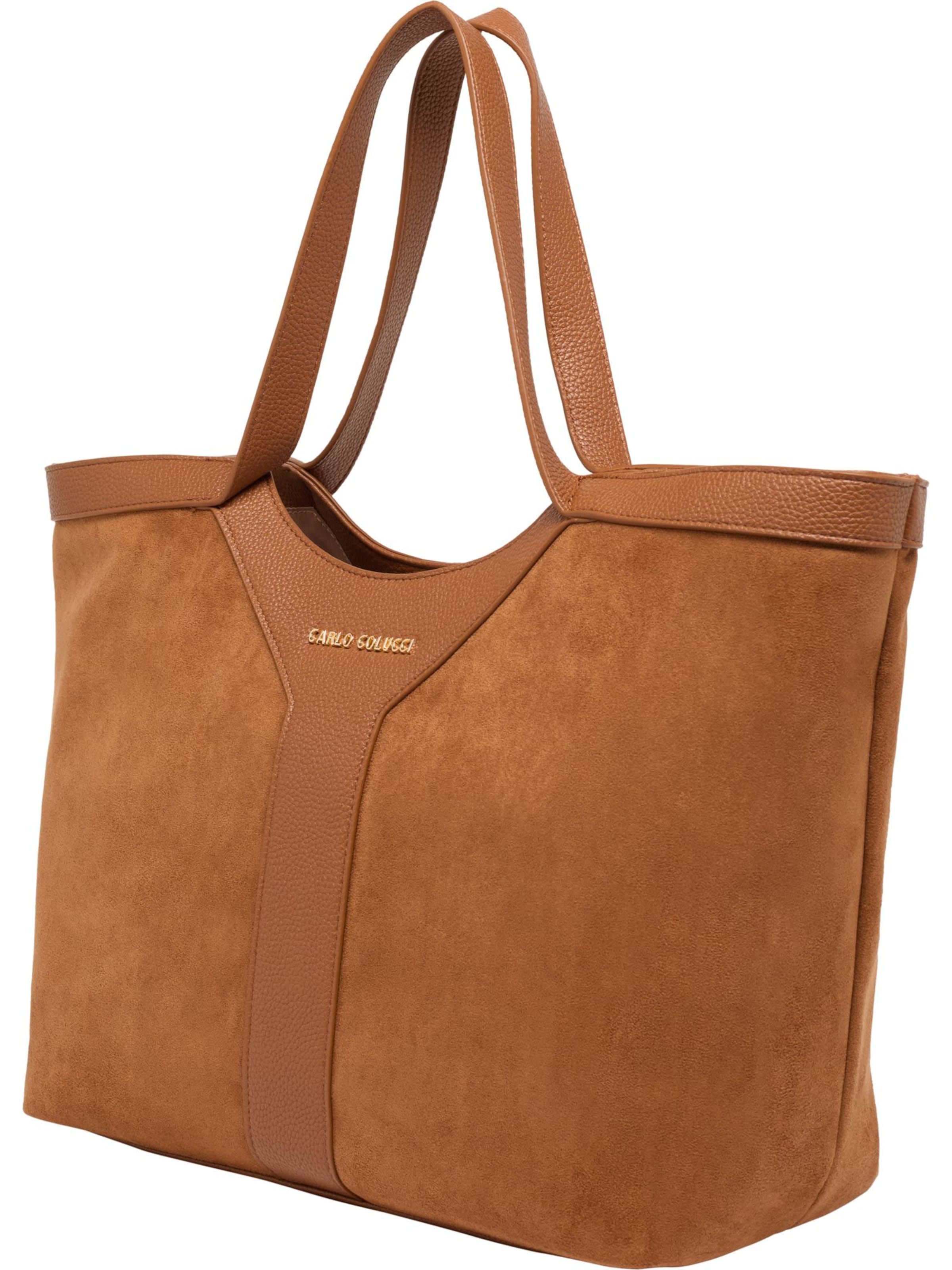 Carlo Colucci Shopper 'Festi' in Bronze