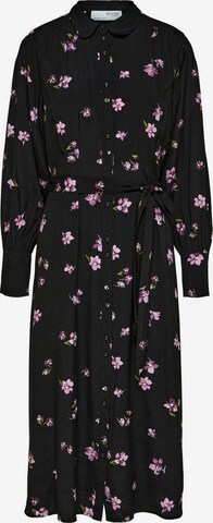 Robe-chemise SELECTED FEMME en noir : devant