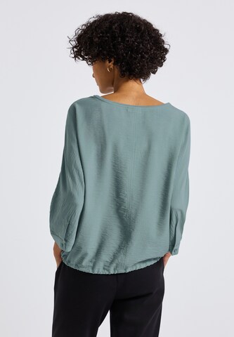 STREET ONE Bluse 'Dolman' in Blau