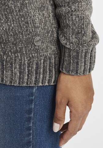 Oxmo Sweater 'Estella' in Grey