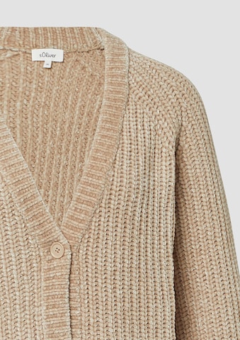 s.Oliver Strickjacke in Beige