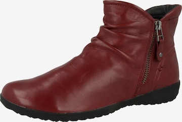 JOSEF SEIBEL Ankle Boots 'Naly' in Red: front