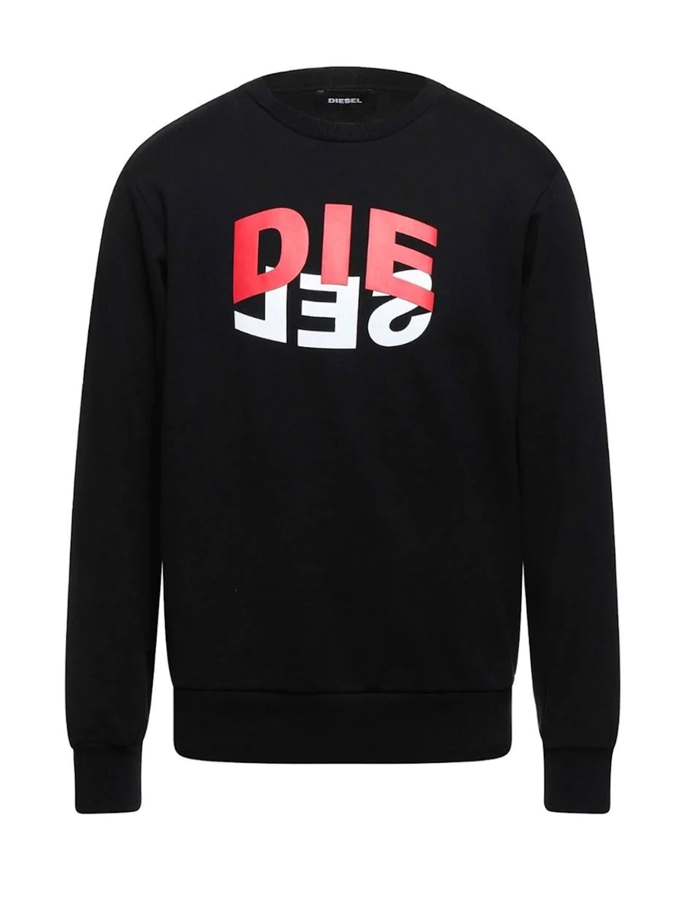 DIESEL Pullover 'S-GIRK-N80'‌‌‌‌‌‌‌‌ in Schwarz: Vorderseite