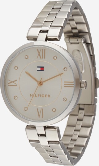 TOMMY HILFIGER Analog watch in Red / Silver / Transparent / White, Item view