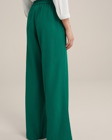 évasé Pantalon WE Fashion en vert