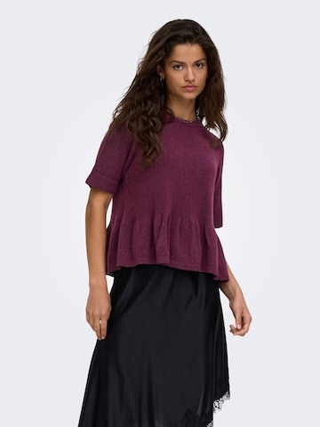 JDY Trui 'JDY Brilliant' in Lila: voorkant