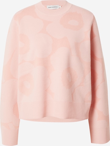 Marimekko Pullover 'Kalotti Unikko' i pink: forside