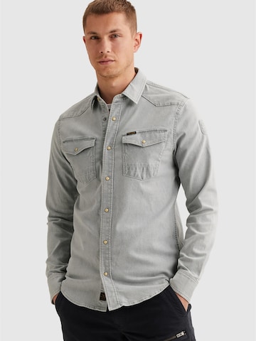 PME Legend - Ajuste regular Camisa 'Denim shirt with chest pockets' en azul