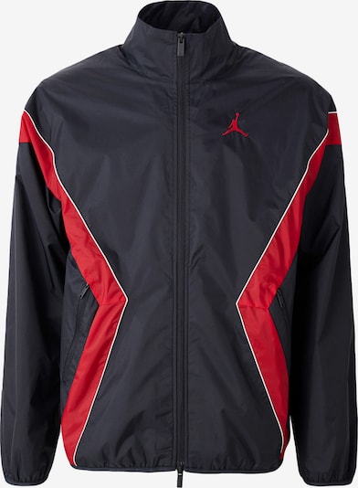 Džemperis treniruotėms 'DRAFT' iš Jordan, spalva – tamsiai raudona / juoda / balta, Prekių apžvalga