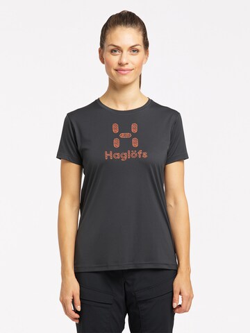 Haglöfs Performance Shirt 'Glee' in Black: front