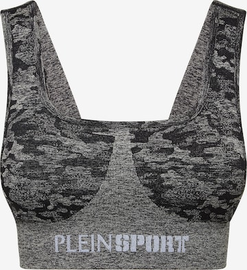 Reggiseno sportivo di Plein Sport in nero: frontale