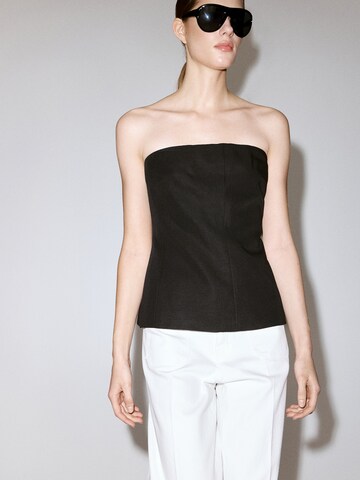 MANGO Wide leg Jeans 'JESSIE' in Wit