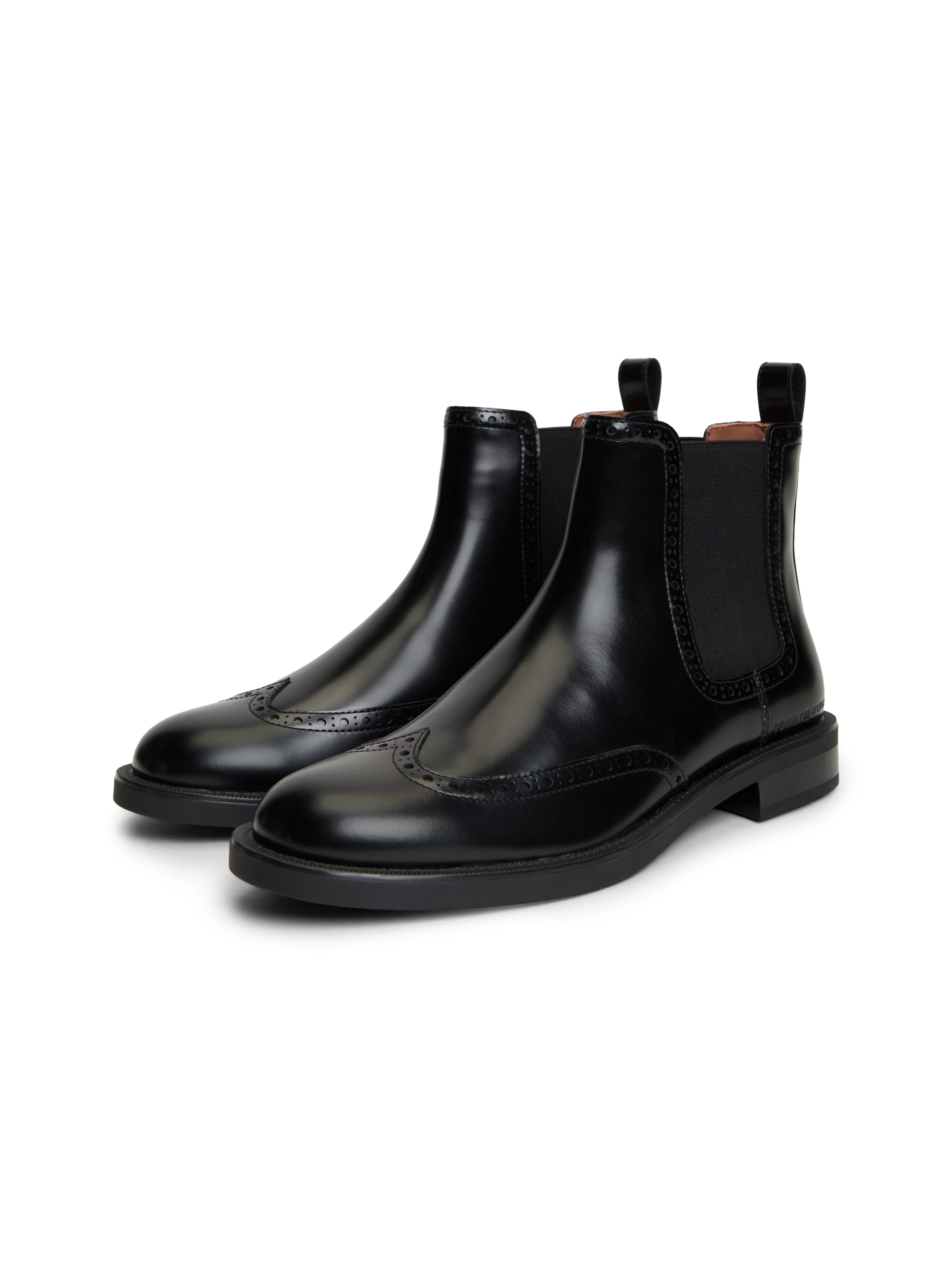 TOMMY HILFIGER Chelsea Boots in Schwarz
