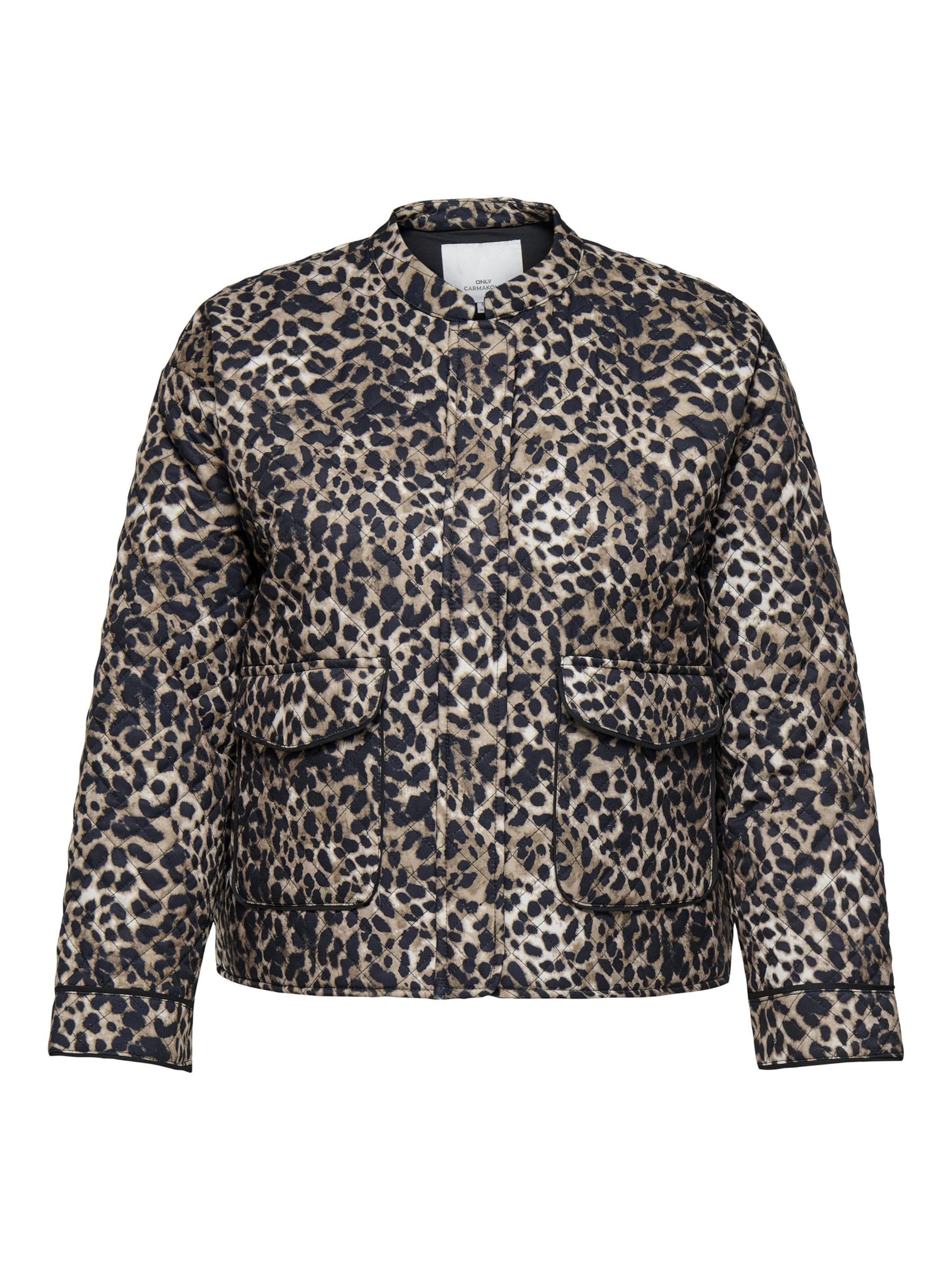 ONLY Carmakoma Tussenjas in Bruin: voorkant