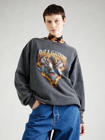 BILLABONGSweater majica 'THUNDER' - crna boja: prednji dio