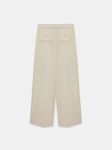 Dilvin Wide leg Trousers in Beige