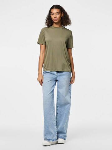 PIECES - Camisa 'ANORA' em verde