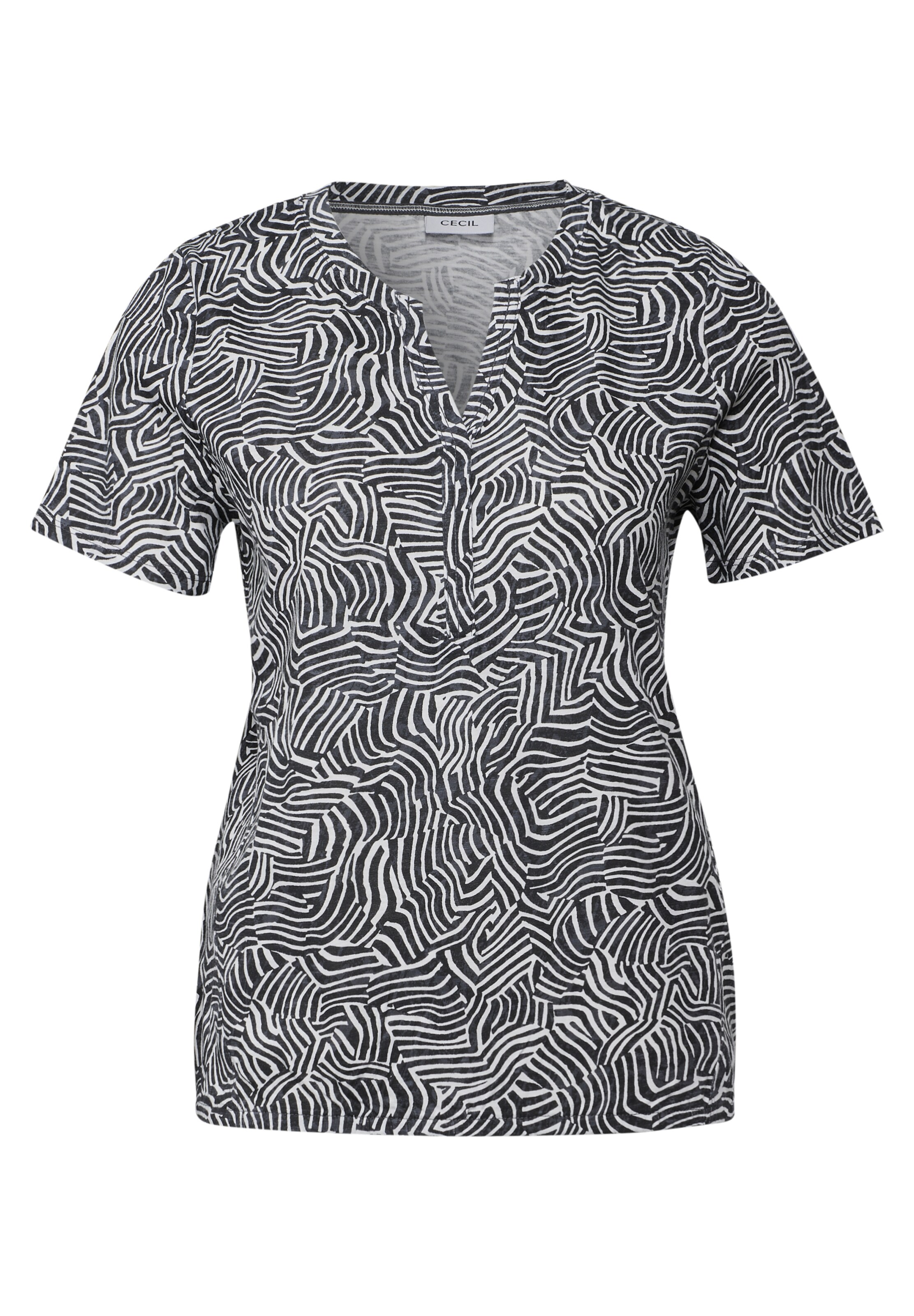 CECIL T-Shirt in Grau: Vorderseite