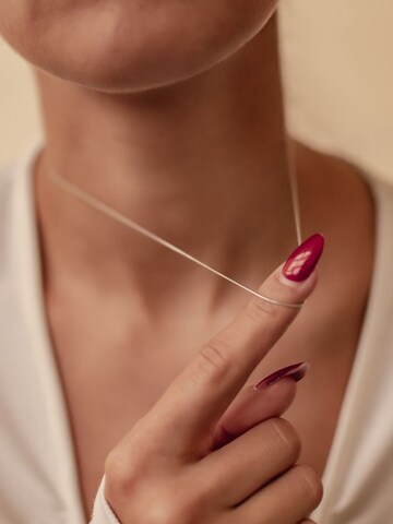 Hey Happiness Kette 'Round Snake' in Silber