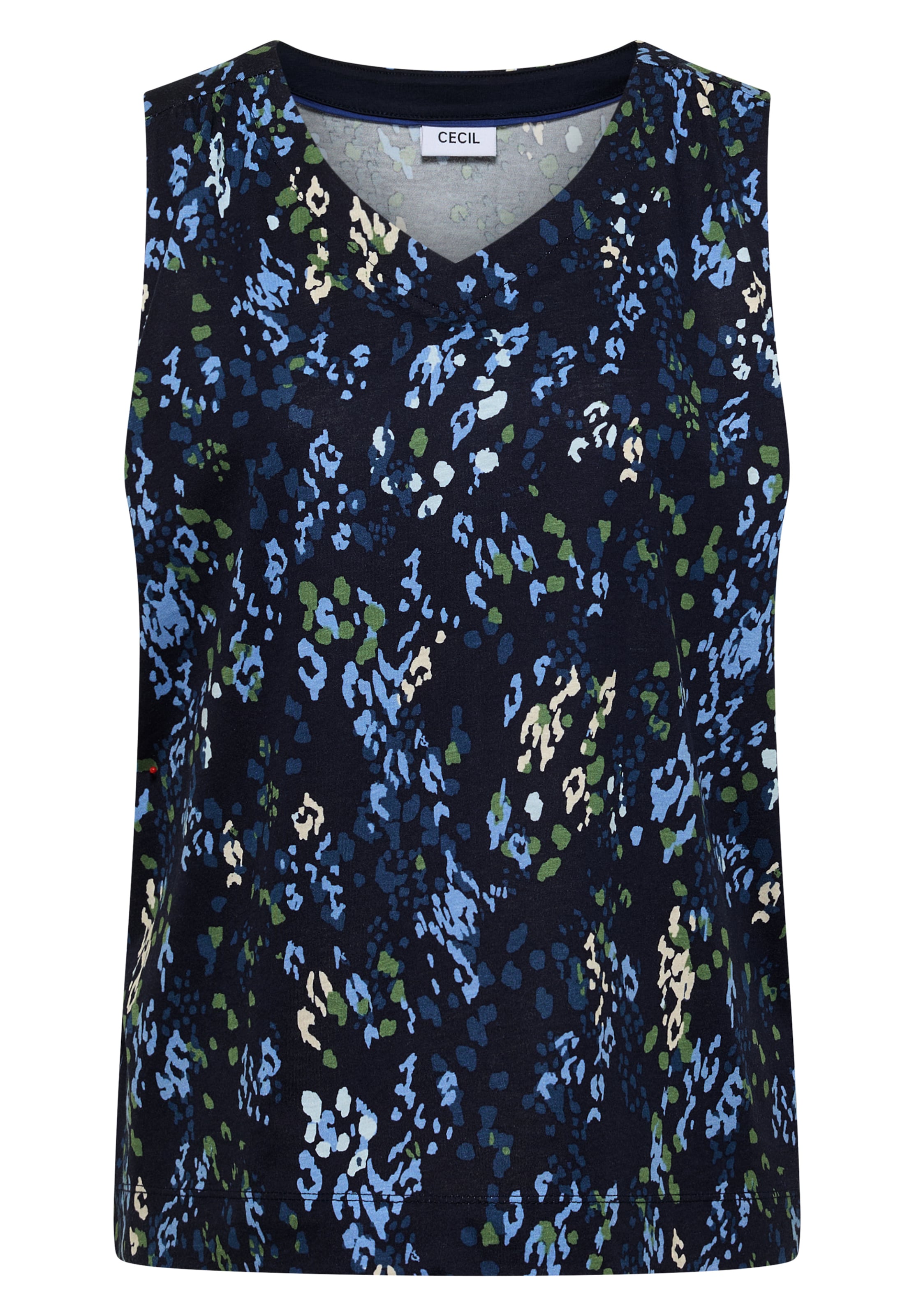 CECIL Top in Blau: Vorderseite
