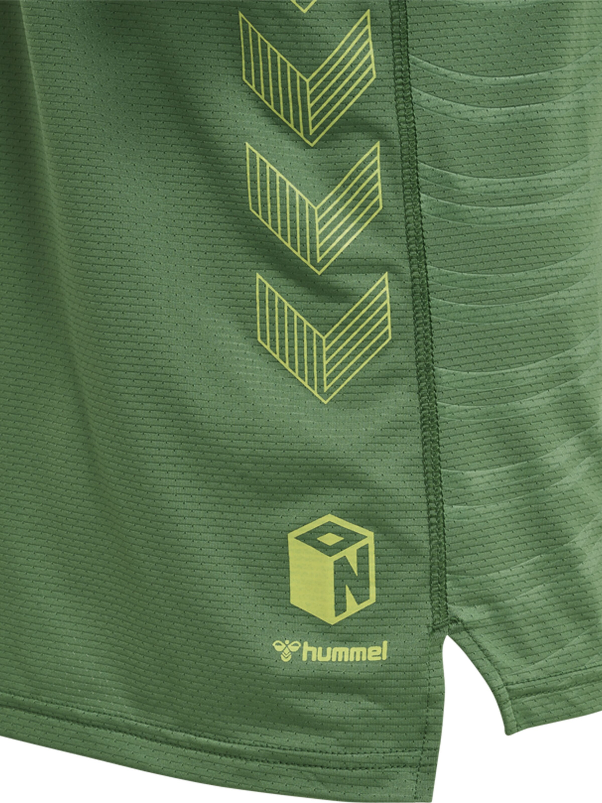 Hummel Performance Shirt 'Ongrid Poly' in Green