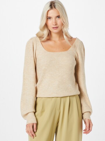 ONLY - Jersey 'Karinna' en beige: frente