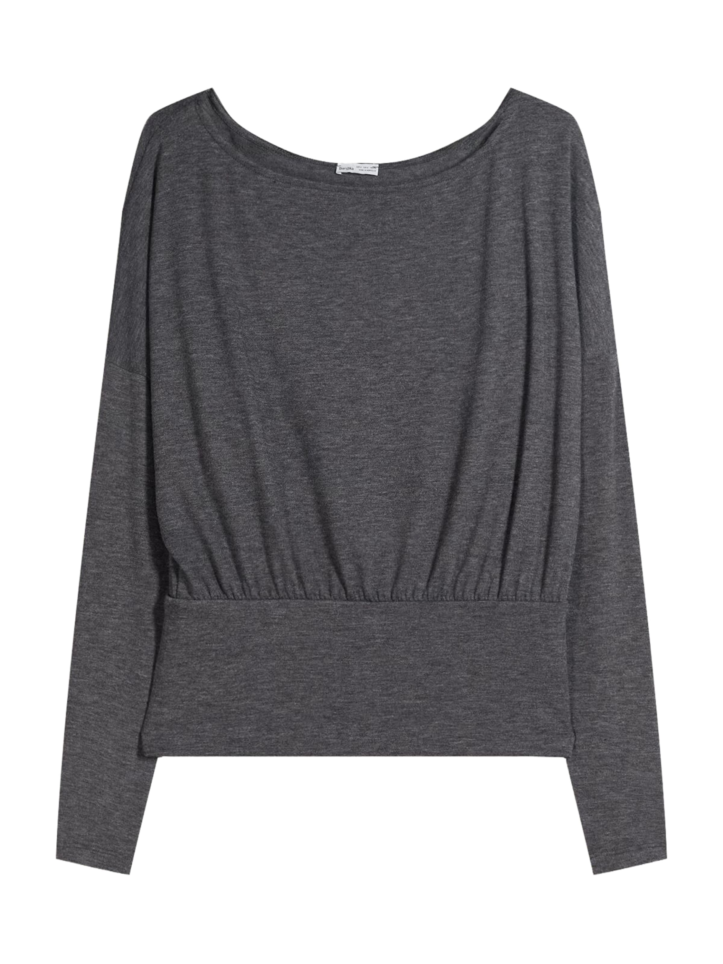 Bershka Shirt in Grey: front