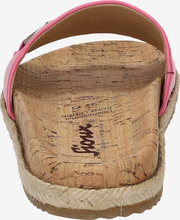 SIOUX Mules 'Aoriska-704' in Pink