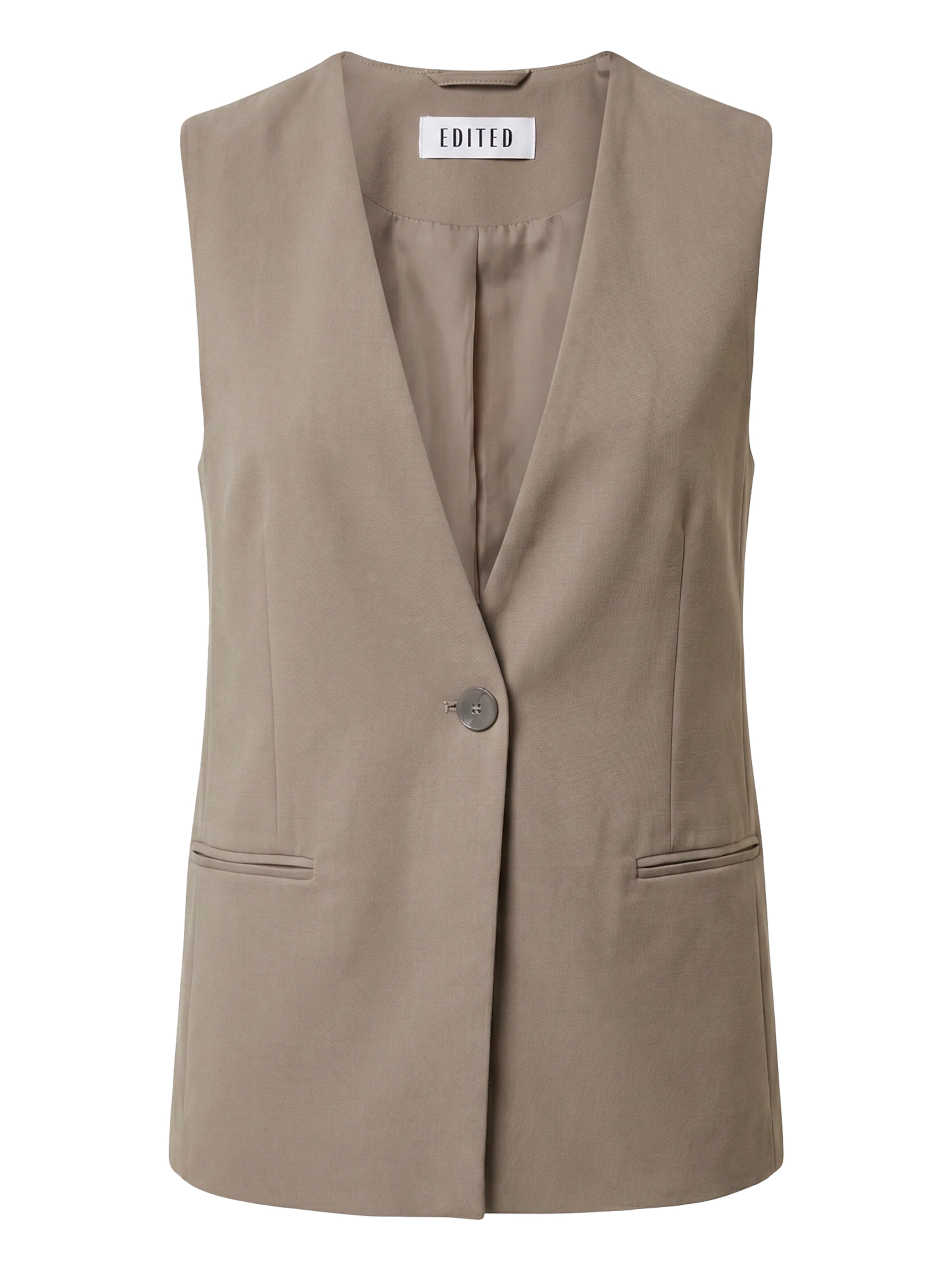 Gilet 'Willow' EDITED en beige : devant