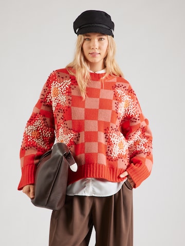 Essentiel Antwerp Pullover 'Inter' i rød: forside