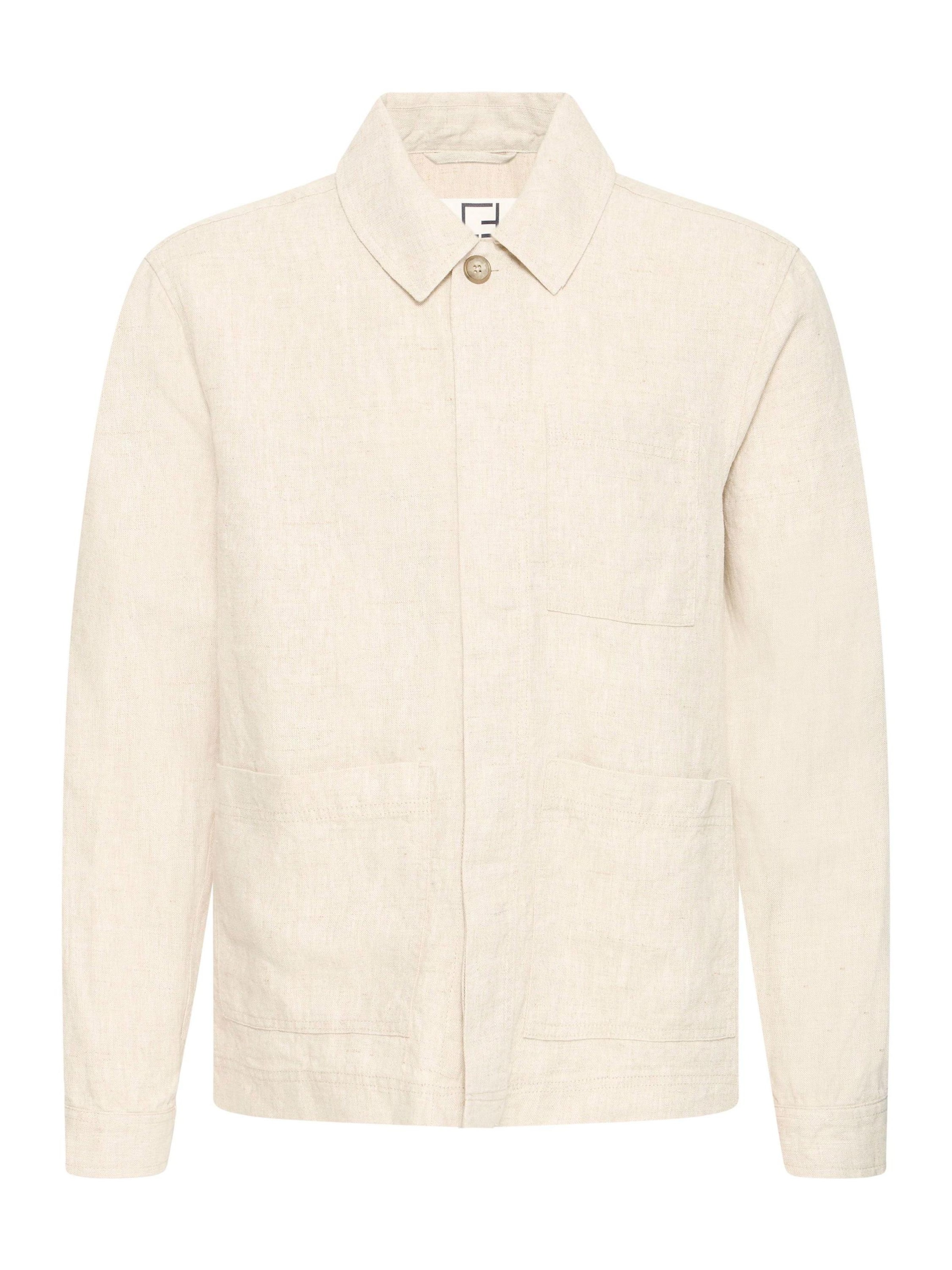 Casual Friday Tussenjas ' CFEvensen ' in Beige: voorkant