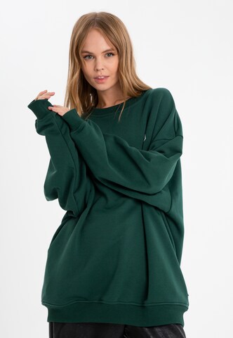 Sweat-shirt ET Nos en vert