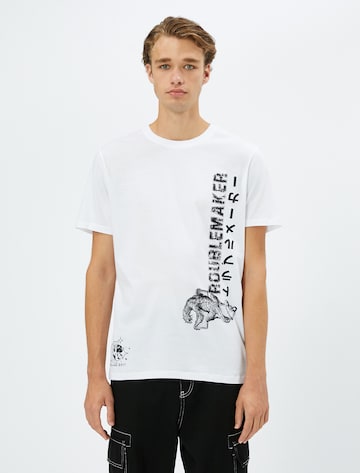 Koton T-Shirt in Weiß: Vorderseite