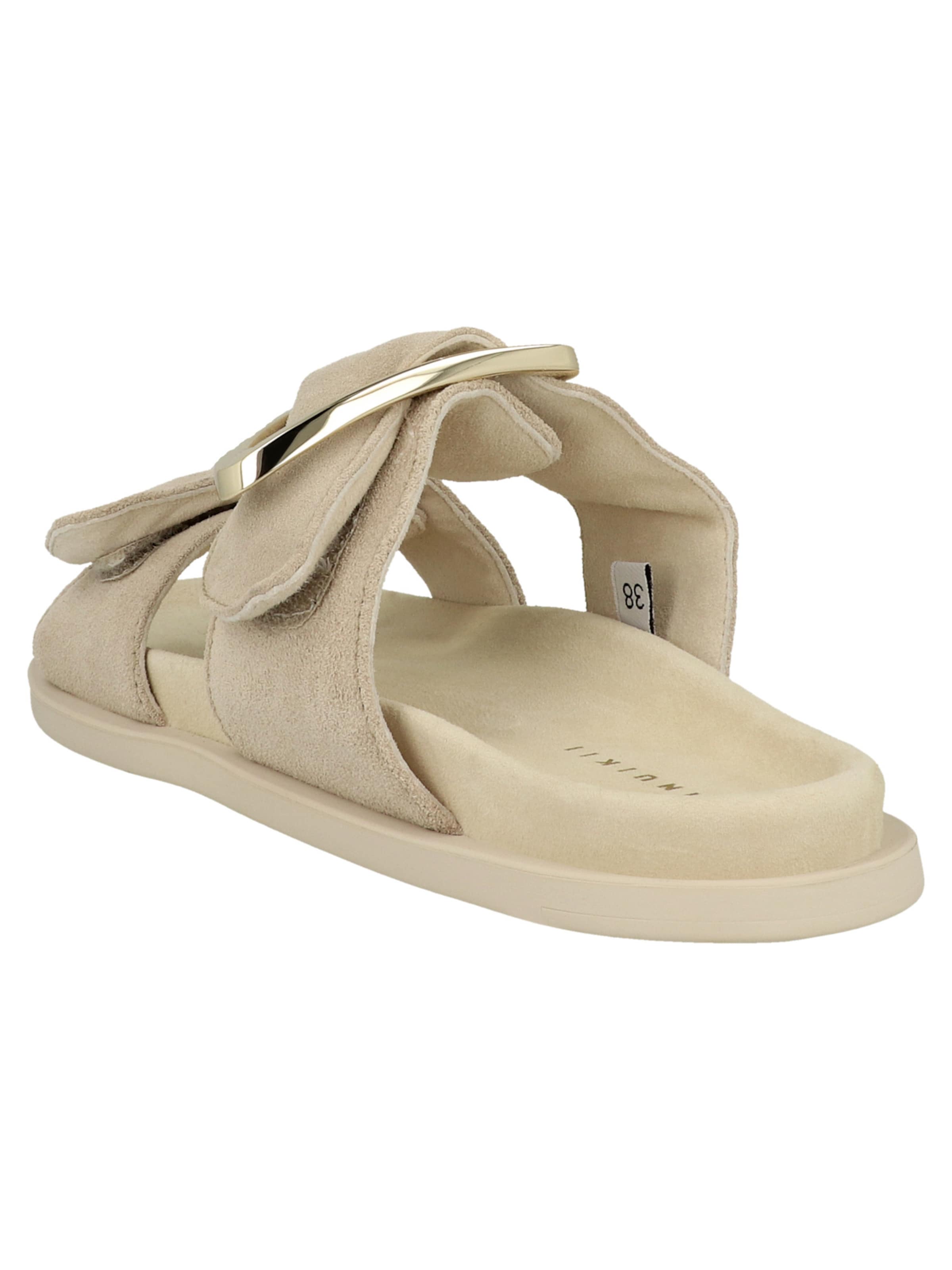 INUIKII Sandalen met riem ' Dreamer Buckle ' in Grijs