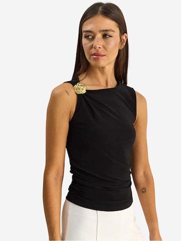 Bianco Lucci - Top em preto: frente