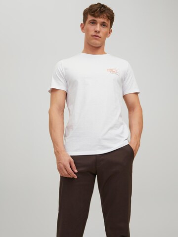 JACK & JONES T-Shirt 'Space' in Weiß: Vorderseite