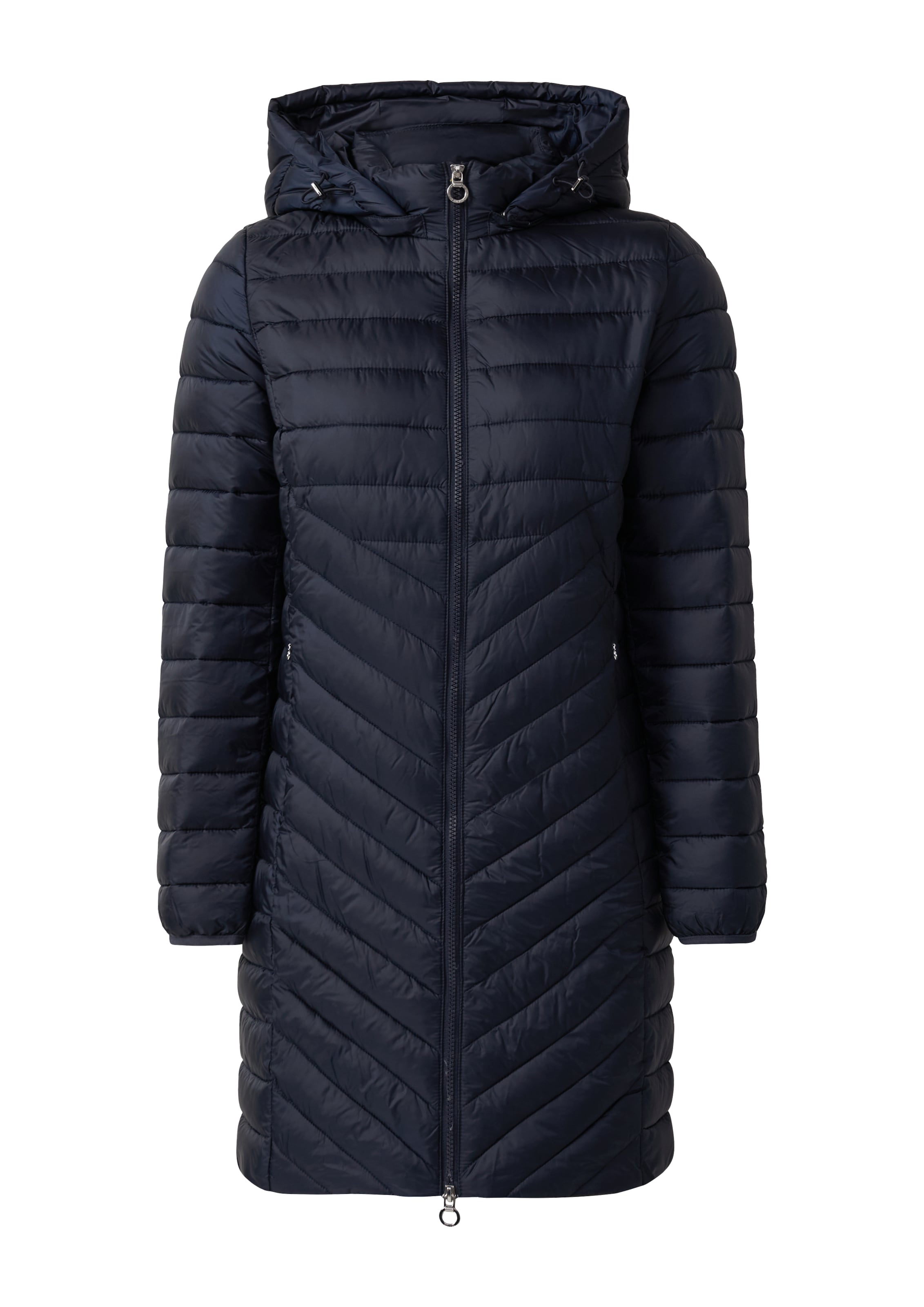 Palton de iarnă de la s.Oliver pe albastru: față