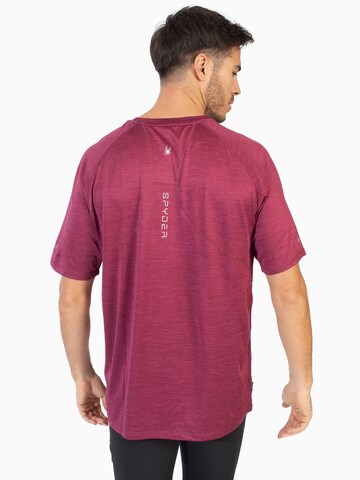 Spyder Functioneel shirt in Rood