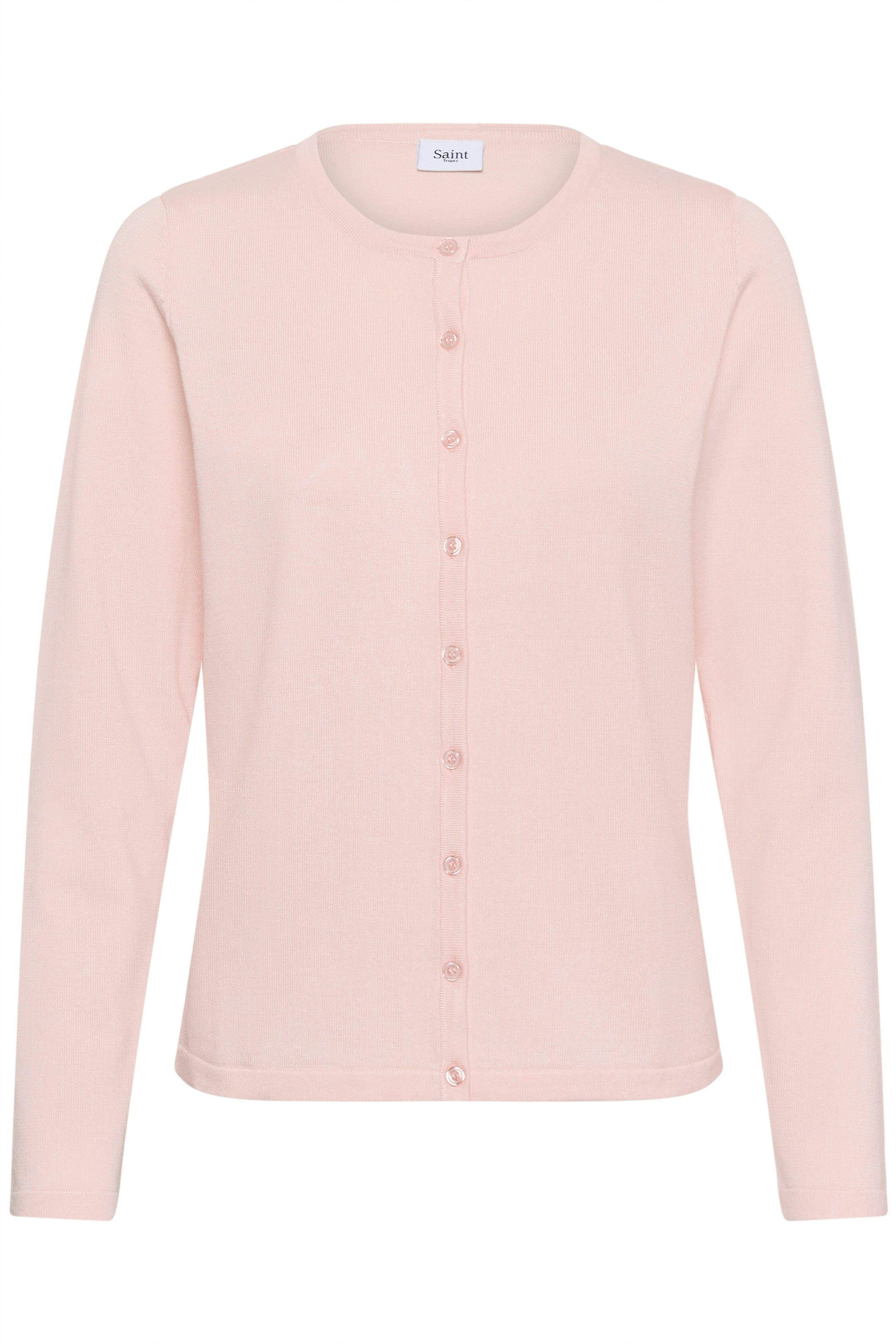 SAINT TROPEZ Strickjacke 'SZMila' in Pink: Vorderseite