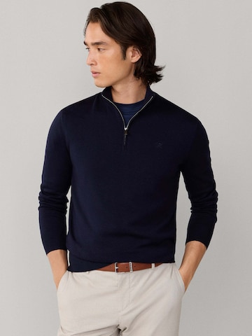 Pull-over Hackett London en bleu : devant