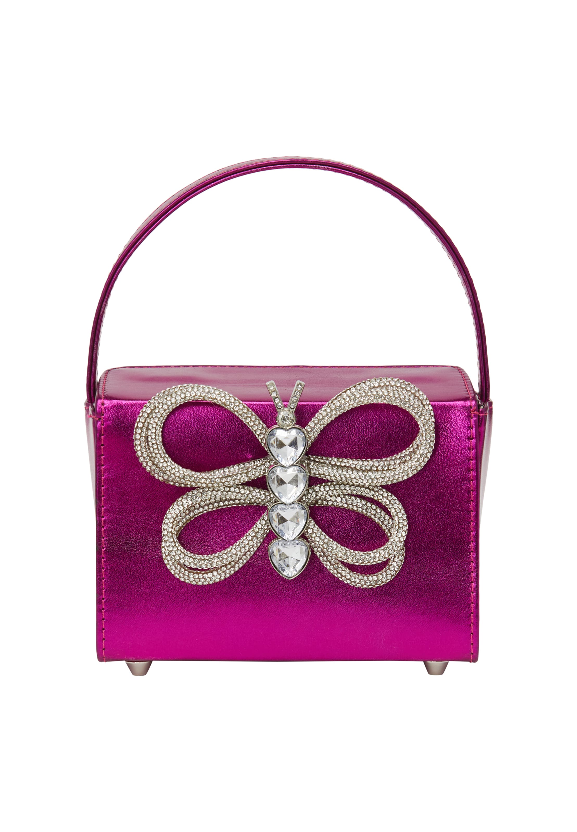 myMo at night Ročna torbica | roza barva: sprednja stran