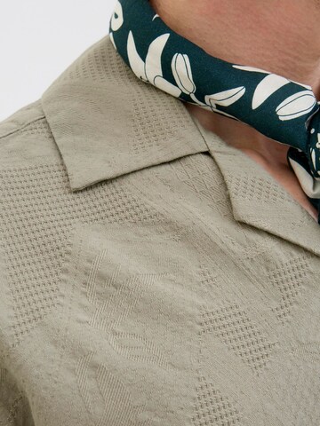 JACK & JONES Comfort fit Overhemd 'JPRBLULUKE' in Bruin