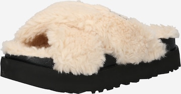 UGG - Pantufa 'Fuzz Sugar' em bege: frente