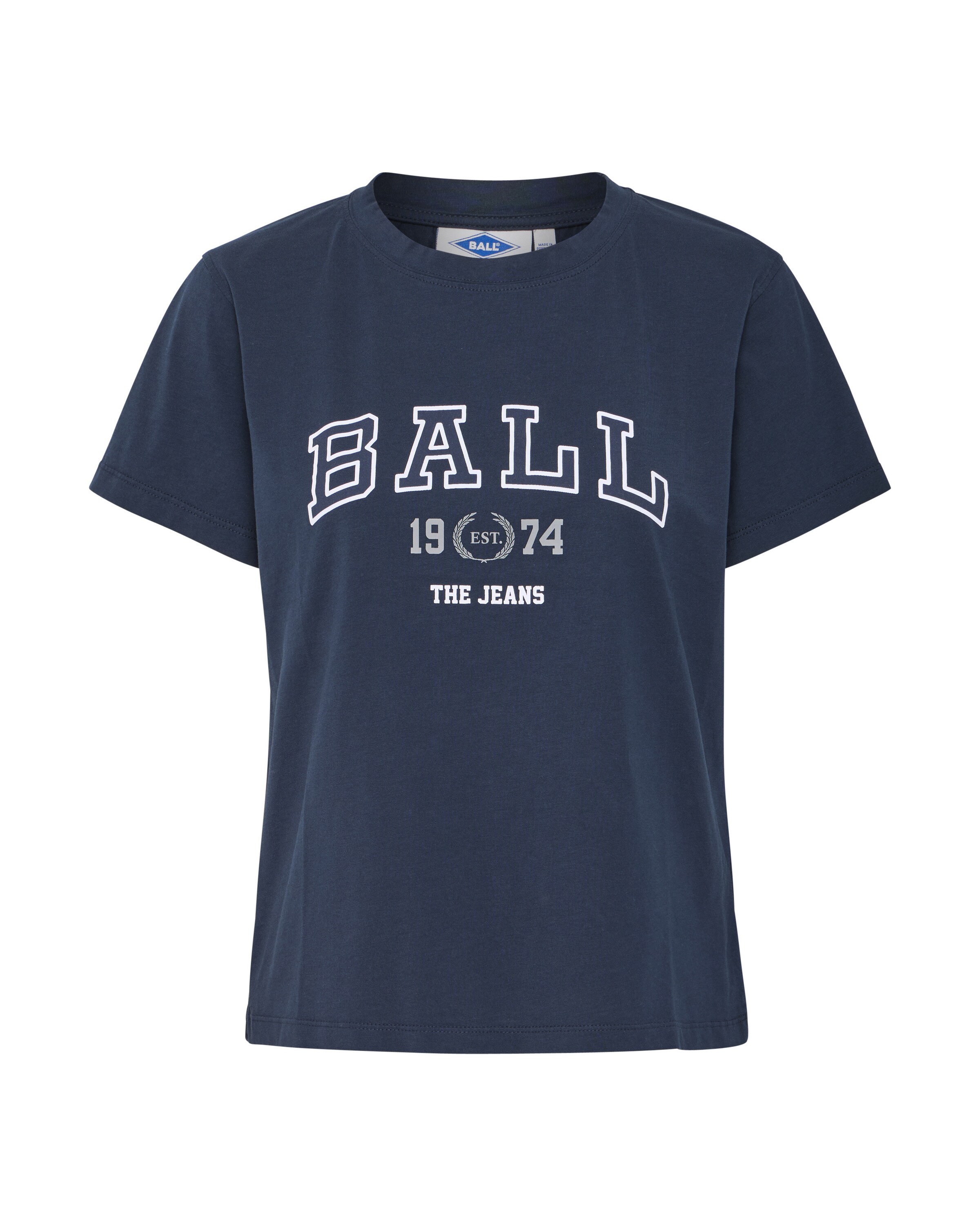 T-shirt 'SATINO' Ball en bleu : devant