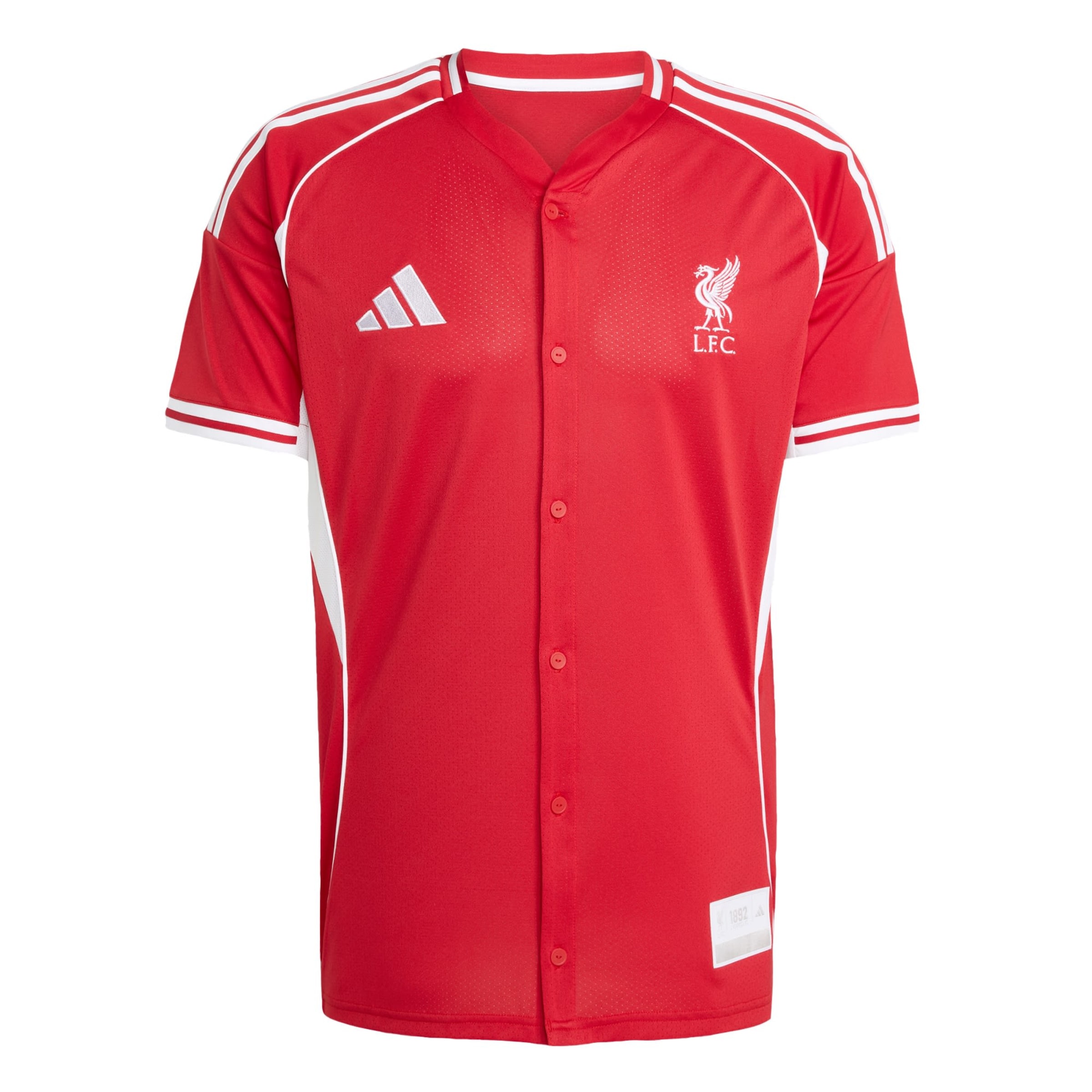 ADIDAS ORIGINALS - Camisola de futebol 'Liverpool FC' em vermelho: frente