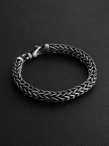 Bracelet 'PLEXUS' REYTEL en argent : devant