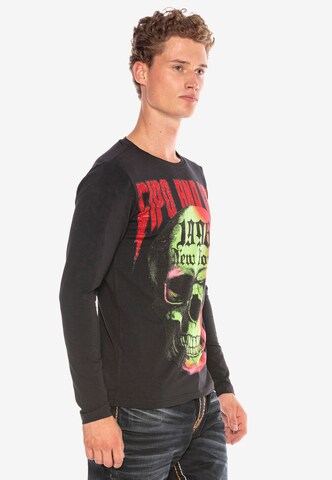 CIPO & BAXX Shirt in Zwart